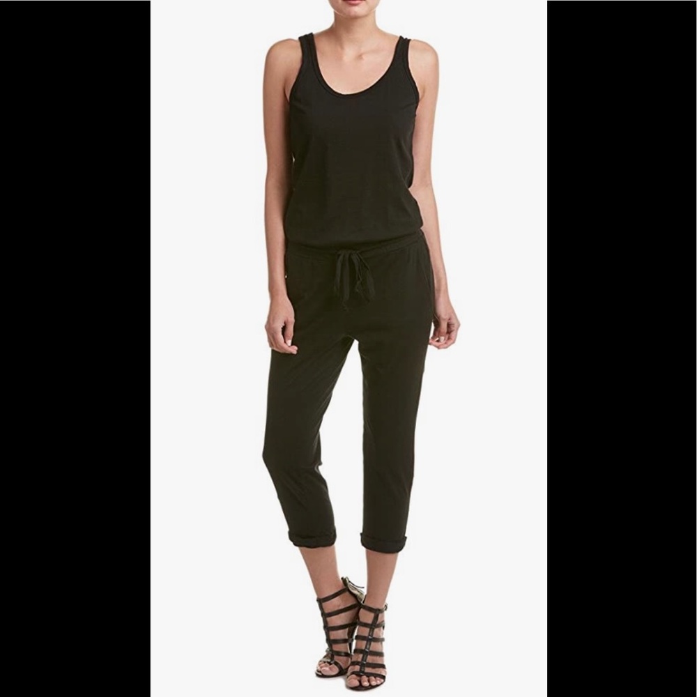 Michael Stars Black Jumpsuit with drawstring waist NWT
